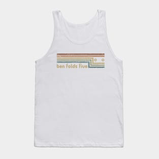 Ben Folds Five Cassette Stripes Tank Top